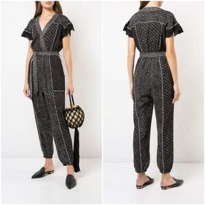 Ulla Johnson Reiko Jumpsuit in Noir size 6 NWT
